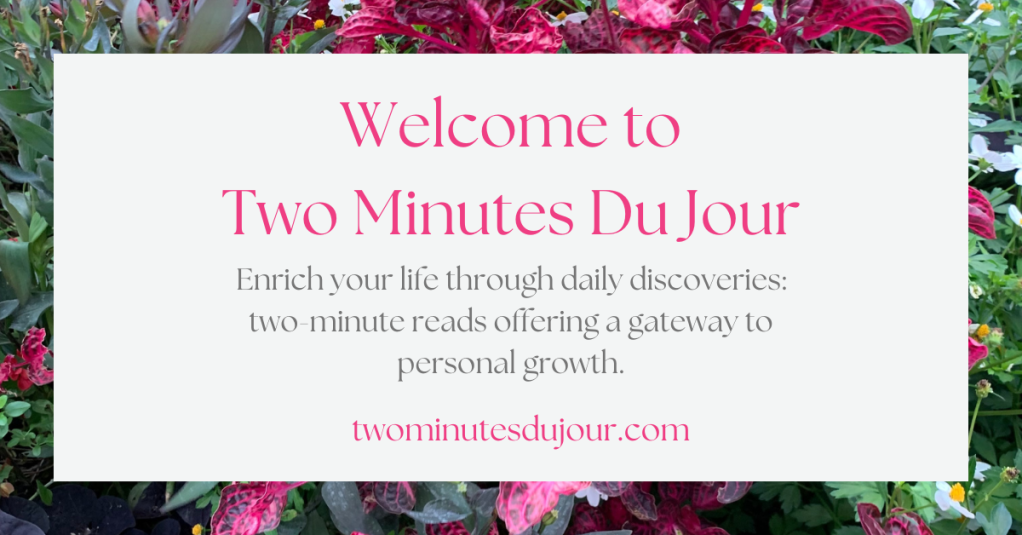 Lifelong Learning Leads to Two Minutes Du&nbsp;Jour